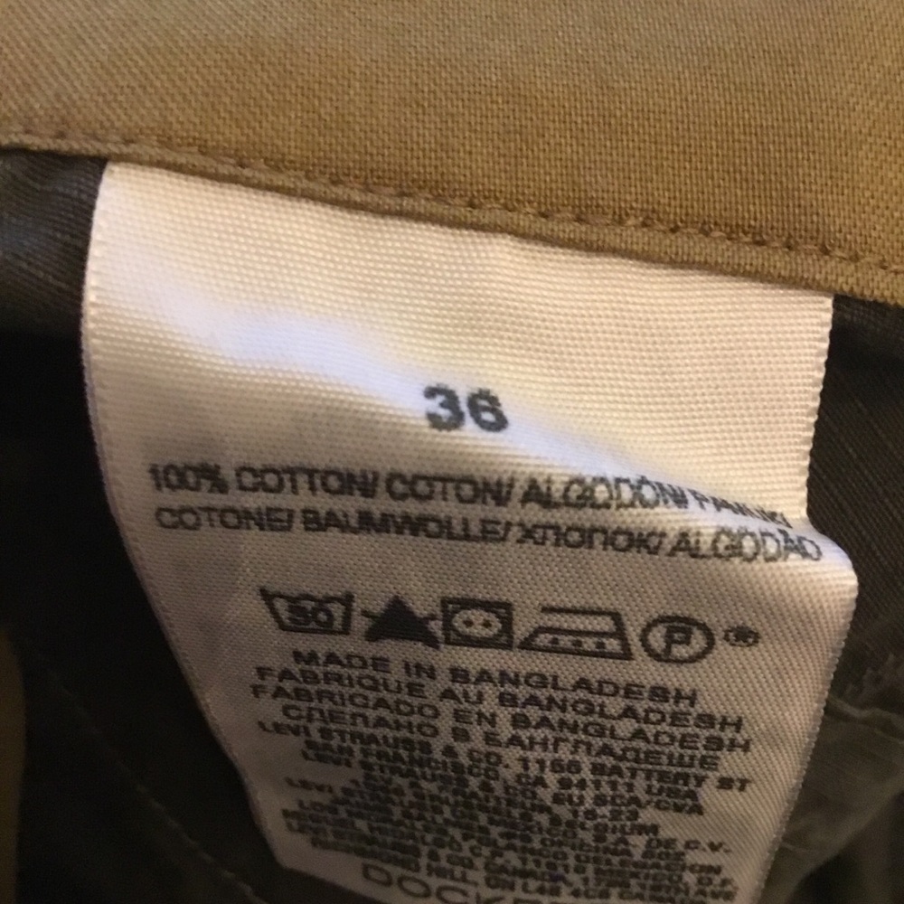 Dockers Men’s Green Cargo Shorts Size 36 - Picture 6 of 6